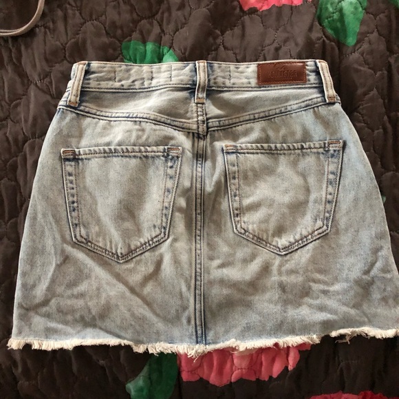 Denim Floral Skirt - Picture 3 of 3